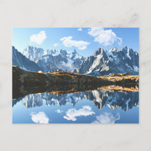 Mountains   Mont Blanc Massif, France Postcard