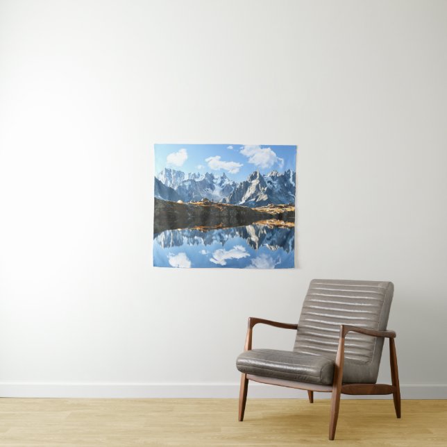 Mountains | Mont Blanc Massif, France Tapestry (In Situ (Horizontal))
