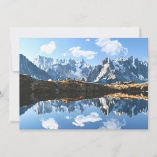 Mountains   Mont Blanc Massif, France Thank You Card