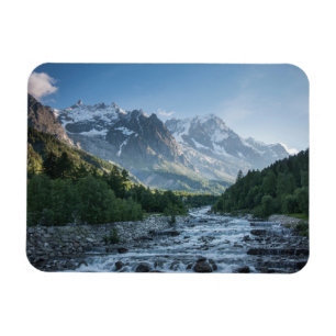 Mountains Mont Blanc Massif, Italy Magnet
