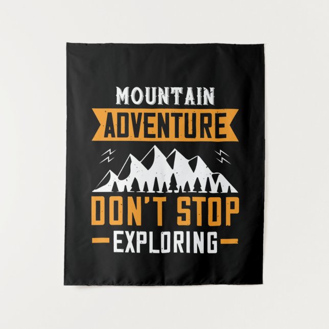 Mountains - Mountain Adventure Tapestry (Front)