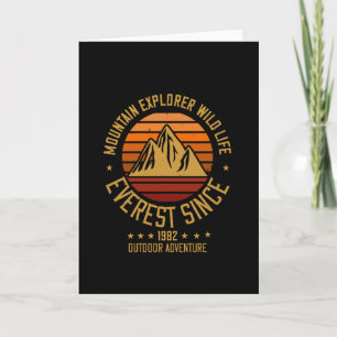 Mountains - Mountain Explorer Wildlife Since 1982 Card