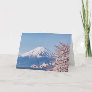 Mountains   Mt. Fuji Tokyo, Japan Card