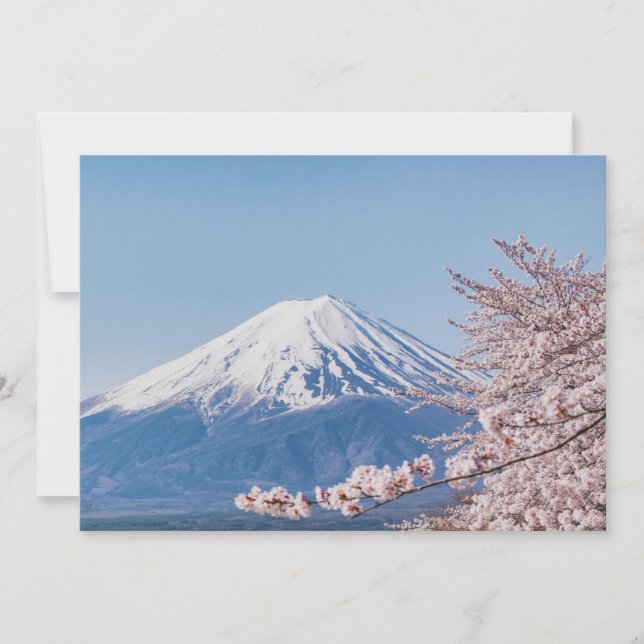 Mountains | Mt. Fuji Tokyo, Japan Thank You Card (Front)