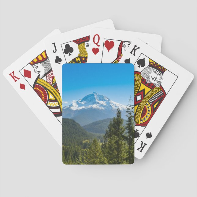 Mountains | Mt. Hood Oregon Playing Cards (Back)