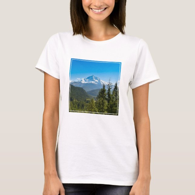 Mountains | Mt. Hood Oregon T-Shirt (Front)