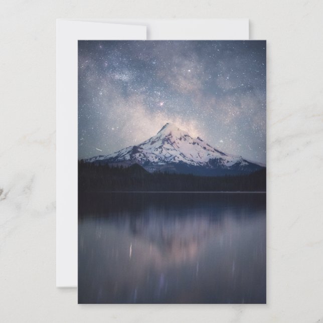 Mountains | Mt. Hood Portland, Oregon Thank You Card (Front)