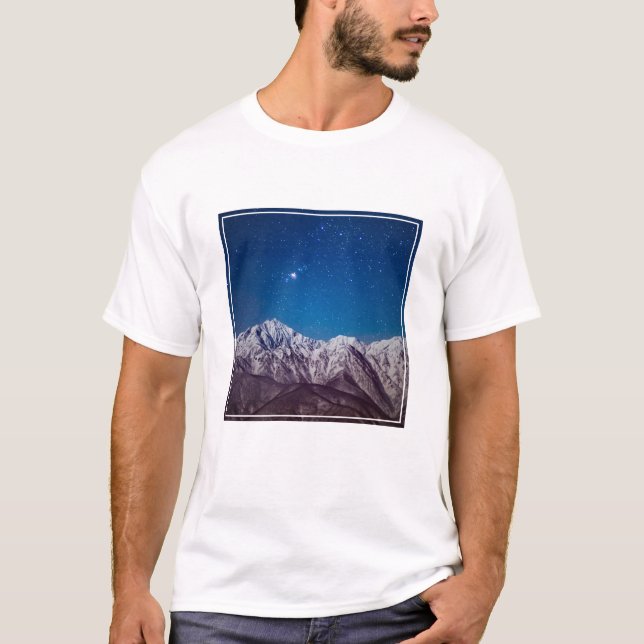 Mountains | Mt. Jiigatake & Mt. Kashima-yarigatake T-Shirt (Front)