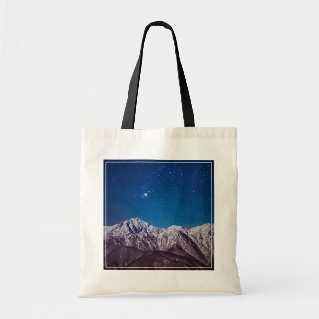 Mountains | Mt. Jiigatake & Mt. Kashima-yarigatake Tote Bag (Front)
