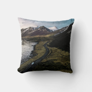 MOUNTAINS NEAR BODY OF WATER CUSHION