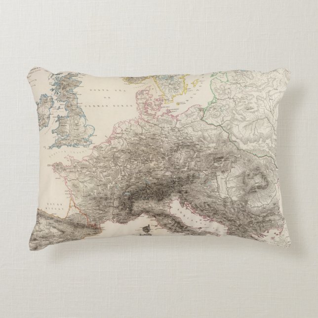 Mountains of Europe Decorative Cushion (Front)