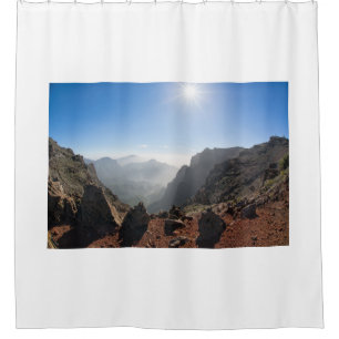 Mountains of La Palma Shower Curtain