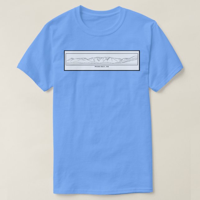 Mountains of Pedro Bay TShirt (Design Front)