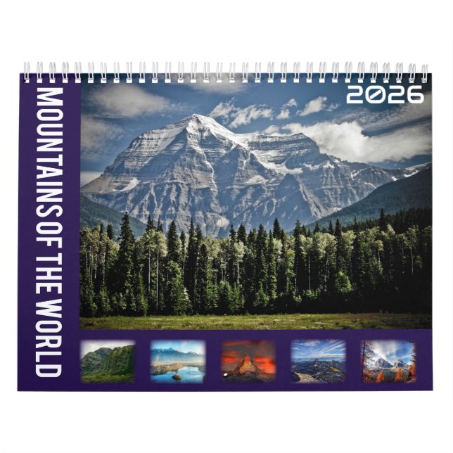Mountains Of The World 2026 Calendar (Cover)