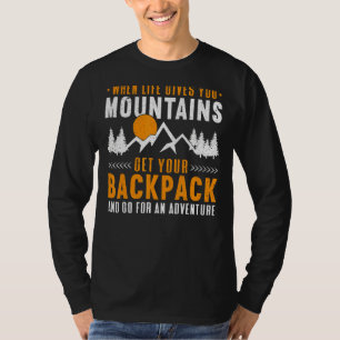 Mountains Outdoor Camping Hiking Backpacking T-Shirt