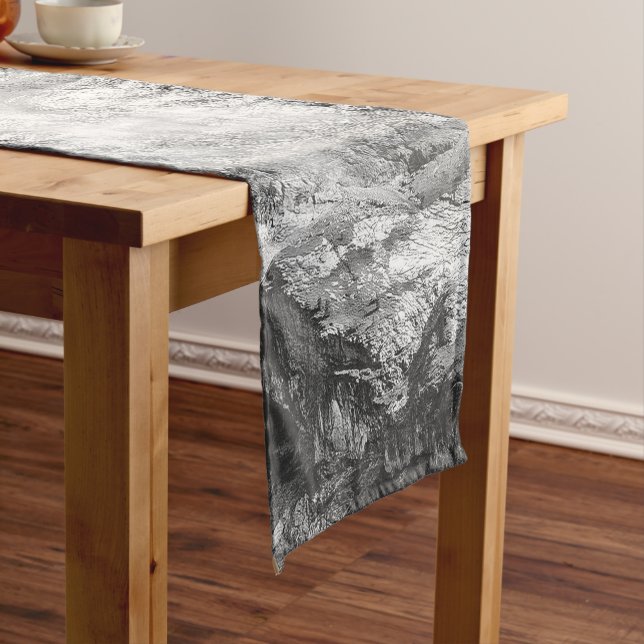 Mountains (photo montage) 3 short table runner (In Situ)
