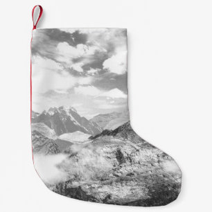 Mountains (photo montage) 3 small christmas stocking