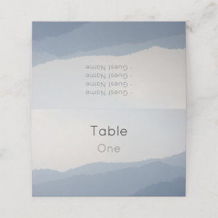 Mountains Place Card