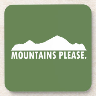 Mountains Please Coaster