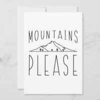 Mountains Please