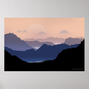 Mountains Poster