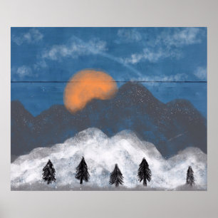 Mountains Poster