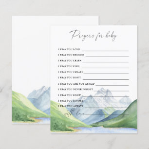 Mountains - prayers for baby