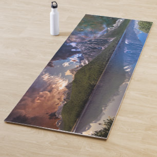Mountains Reflections Water Ocean Yoga Mat