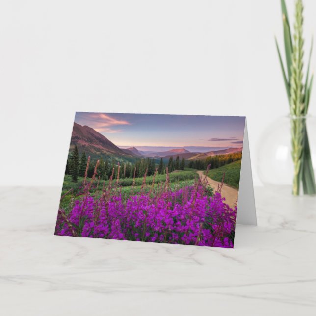 Mountains | Rocky Mountains, Colorado Card (Front)