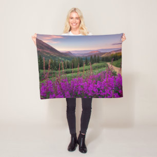 Mountains   Rocky Mountains, Colorado Fleece Blanket