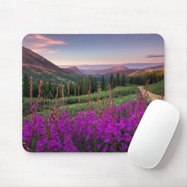 Mountains | Rocky Mountains, Colorado Mouse Mat (With Mouse)