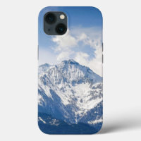 Mountains Sky Snow Clouds