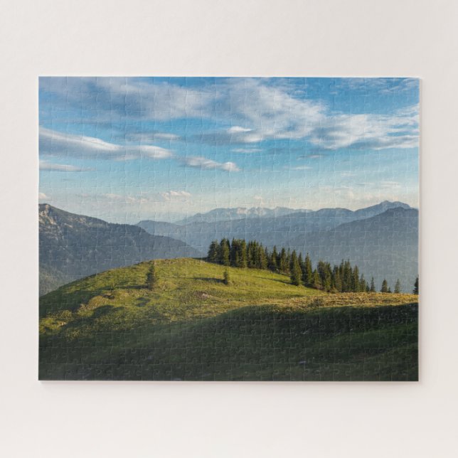 Mountains | Spitzingsee Lake, Swiss Alps Jigsaw Puzzle (Horizontal)