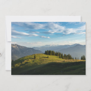 Mountains   Spitzingsee Lake, Swiss Alps Thank You Card