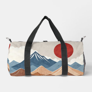 Mountains Sunset Beauty Duffle Bag