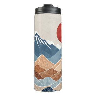 Mountains Sunset Beauty Thermal Tumbler