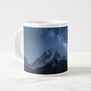Mountains   Thamserku Mountain, Nepal Large Coffee Mug