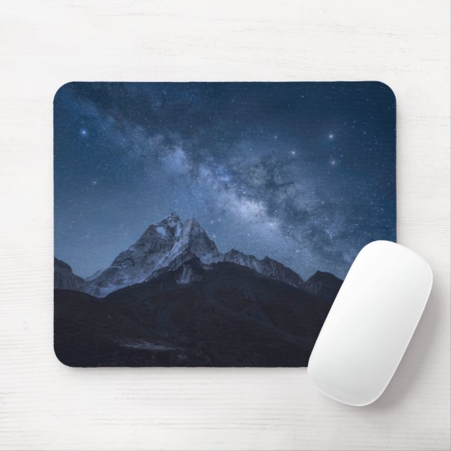 Mountains | Thamserku Mountain, Nepal Mouse Mat (With Mouse)