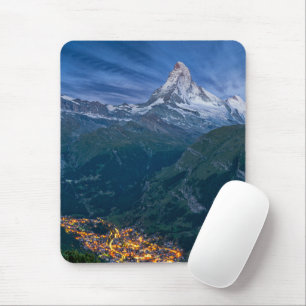 Mountains The Matterhorn, Zermatt, Swiss Alps Mouse Mat