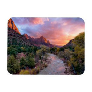 Mountains   The Watchman Zion Nathional Park Utah Magnet