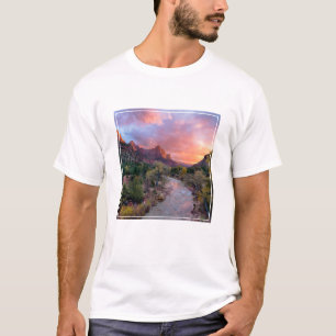 Mountains The Watchman Zion Nathional Park Utah T-Shirt