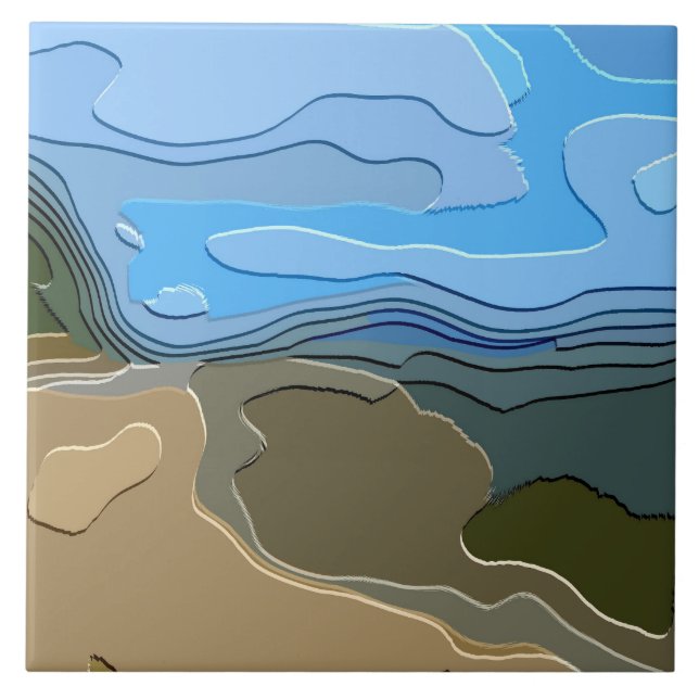 MOUNTAINS TILE (Front)