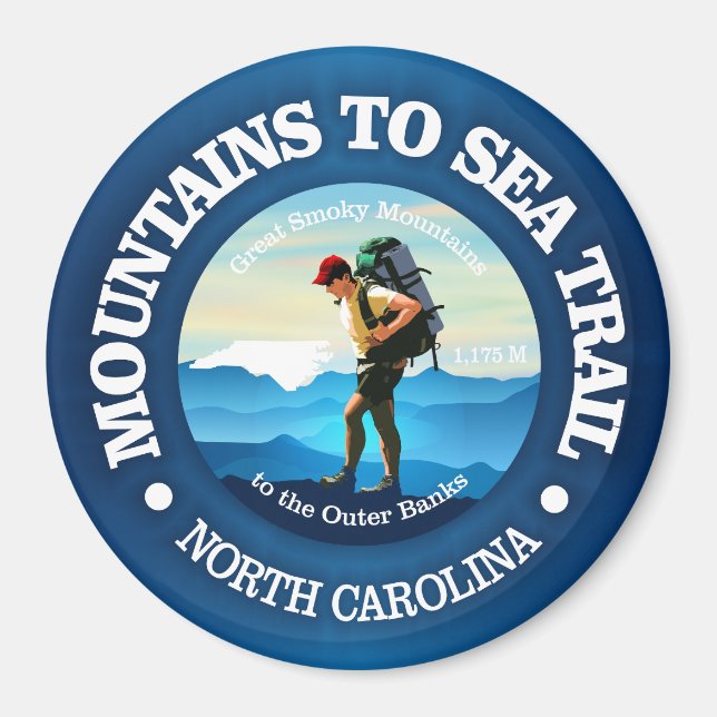 Mountains to Sea Trail (C) Magnet (Front)