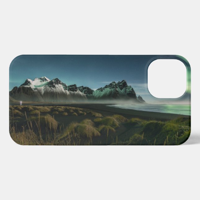 Mountains | Vestrahorn Mountain, Iceland iPhone Case (Back Horizontal)