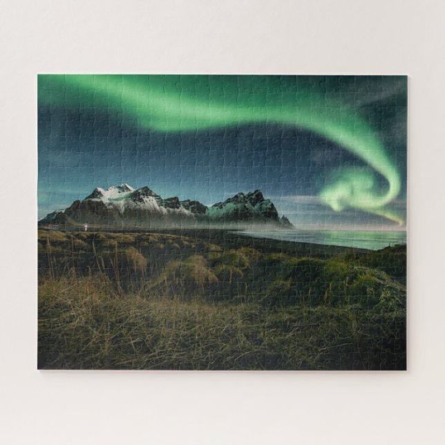 Mountains | Vestrahorn Mountain, Iceland Jigsaw Puzzle (Horizontal)