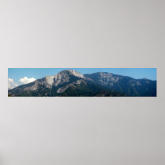 Mountains, View in the Sequoia National Park Poster