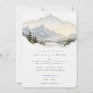 Mountains Wedding Invitation