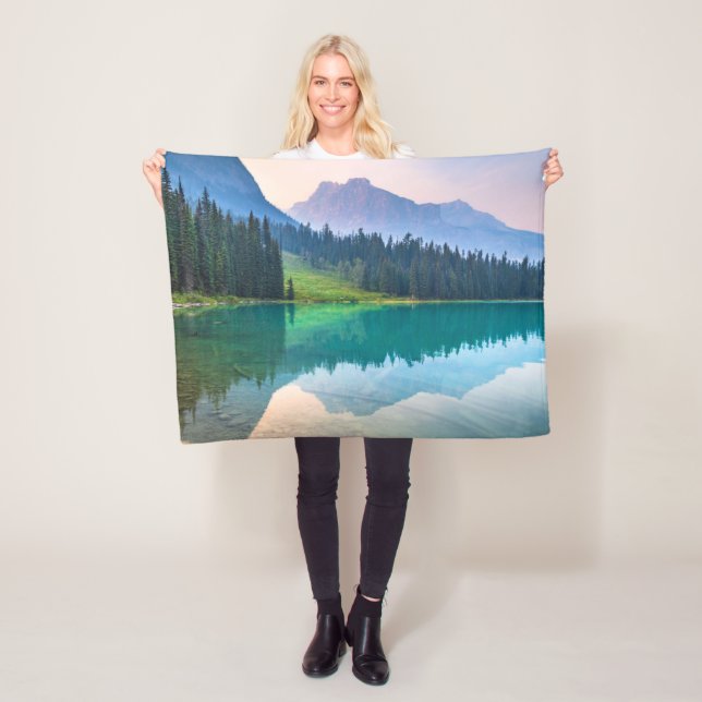 Mountains | Yoho National Park, British Columbia Fleece Blanket (In Situ)