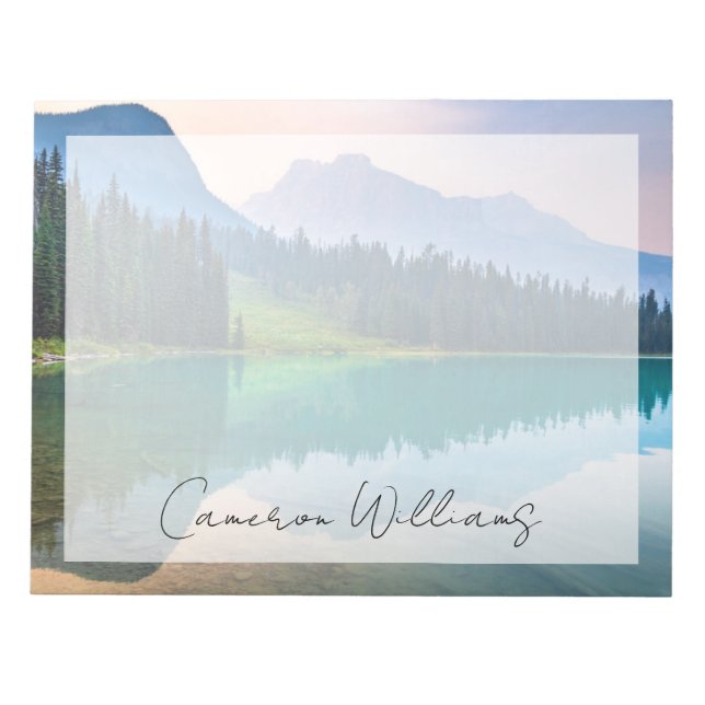 Mountains | Yoho National Park, British Columbia Notepad (Front)