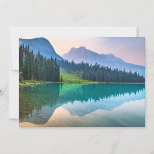 Mountains   Yoho National Park, British Columbia Thank You Card